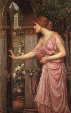 John William Waterhouse, Psyche Entering Cupids Garden, 1905