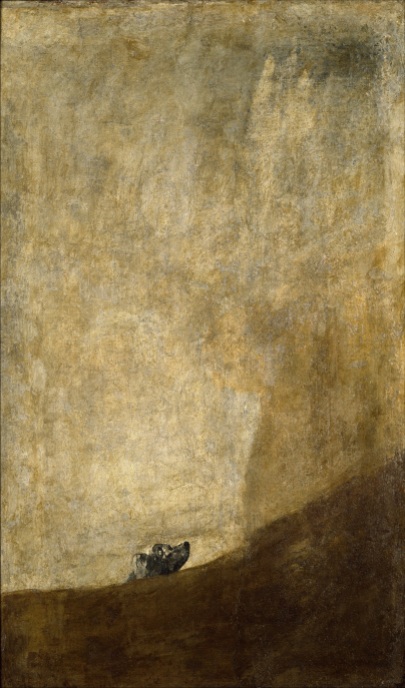 Francisco Goya, The Dog, 1819–1823