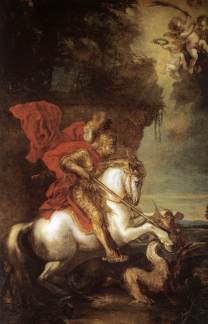 St George and the Dragon, Anthony van Dyck, 1599-1641
