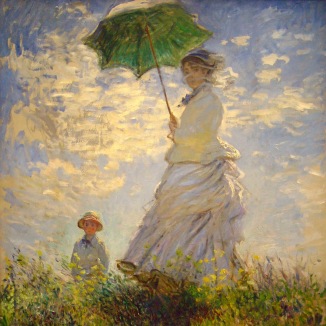 Woman with a Parasol (Madame Monet and Her Son) - Claude Monet