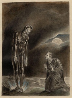 William Blake, Hamlet and his father’s ghost, 1806