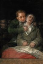 Francisco Goya, Self-Portrait with Dr. Arrieta, 1820