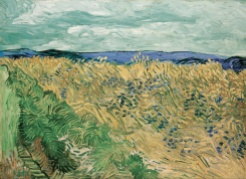 Van Gogh, Wheatfield With Cornflowers, 1890
